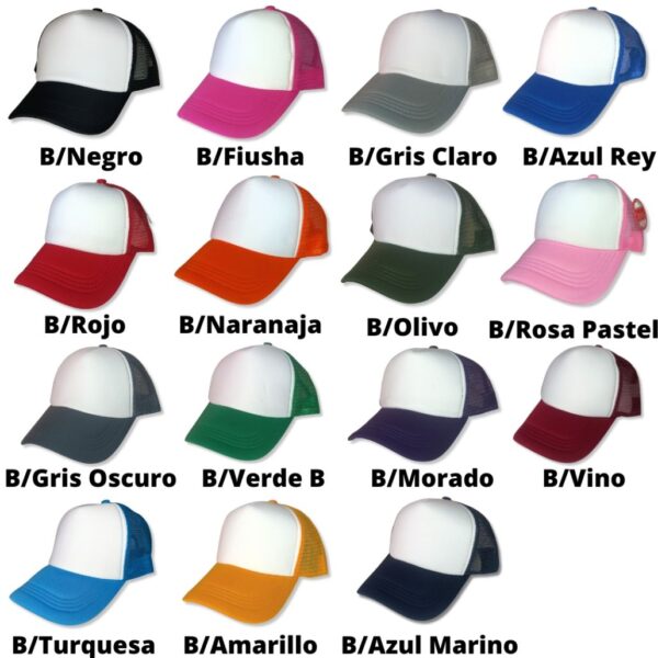 Gorra trucker esponja/malla adulto - Image 2