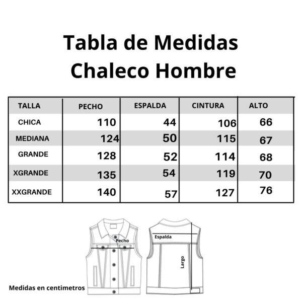 Chaleco de Mezclilla para Hombre - Image 2
