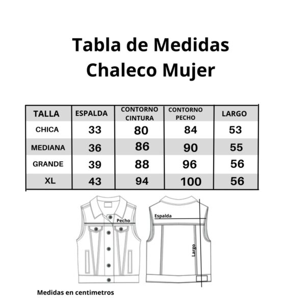 Chaleco de Mezclilla para Mujer - Image 2