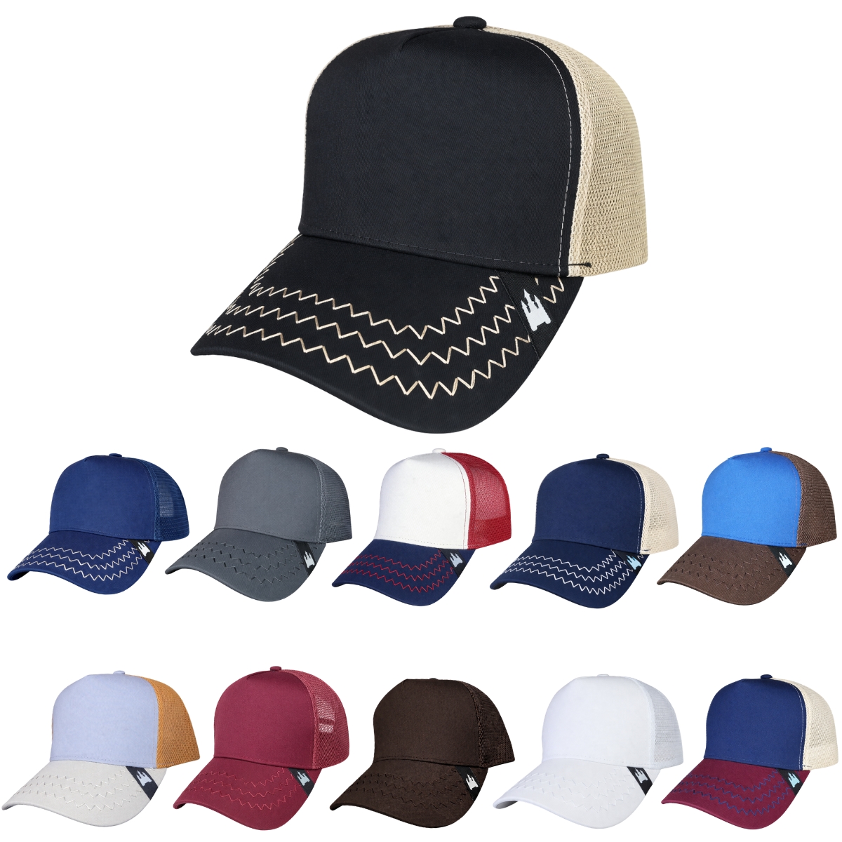 Gorra Estilo Vaquero con Malla